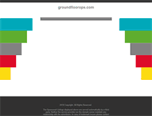 Tablet Screenshot of groundfloorops.com